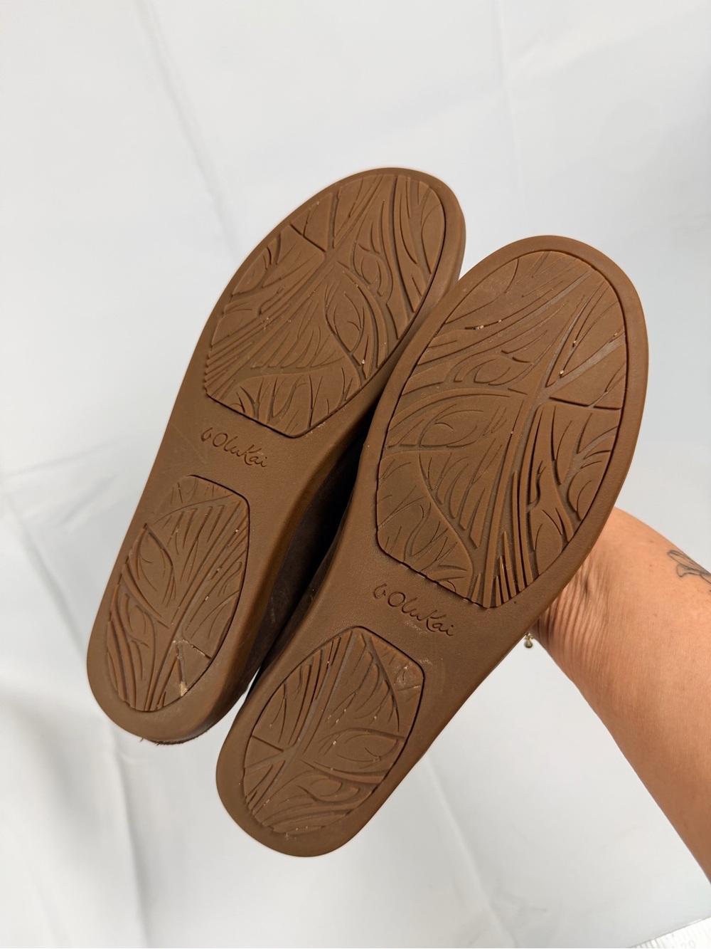 OLUKAI Women’s Size 8.5 Shoes Slip On Style Leather Nohea Nubuck Loafer - Picture 5 of 14
